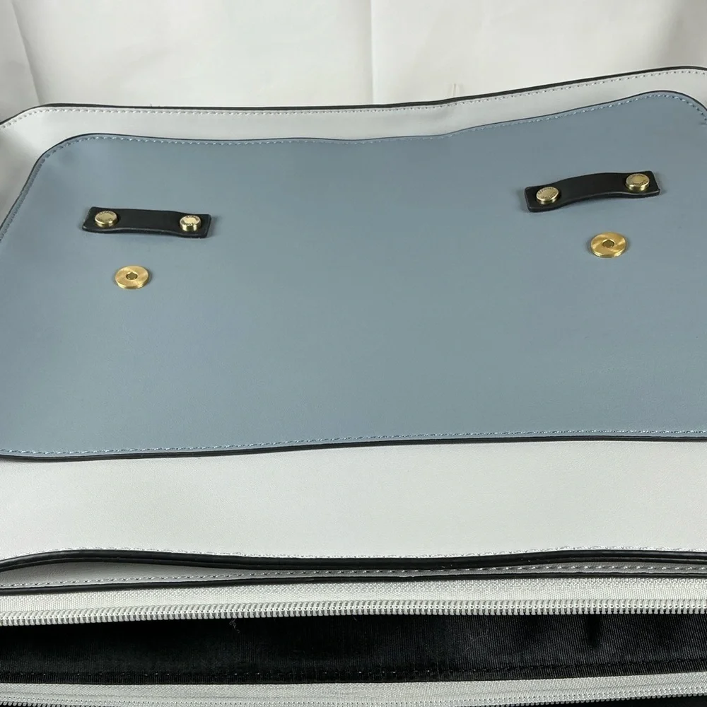 Ecosusi Sophisticated Black Blue Gray Backpack Briefcase Shoulder Bag Laptop Wor